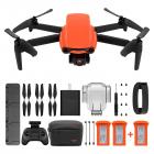 Autel Robotics EVO Nano+ 3 -akkupaketti - 249 g minidroni 4K-kameralla, 3-suuntainen esteiden välttämisen nelikopteridroni, 50 megapikselin valokuva 10 km HD-videon lähetys, PDAF + CDAF RYYB HDR, Nano Plus Drone Orange EU Spec -pistoke