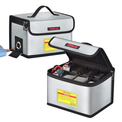 STARTRC-akkupalonkestävä, räjähdyssuojattu laukku (tosi tulenkestävä) Sopii UAV-/automalleihin/laivamallin akkuun