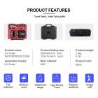 DJI Avata Dedicated ABS-matkalaukun tiivistetty vedenpitävä kotelo (yhteensopiva DJI Goggles 2:n ja DJI FPV Goggles V2:n kanssa)