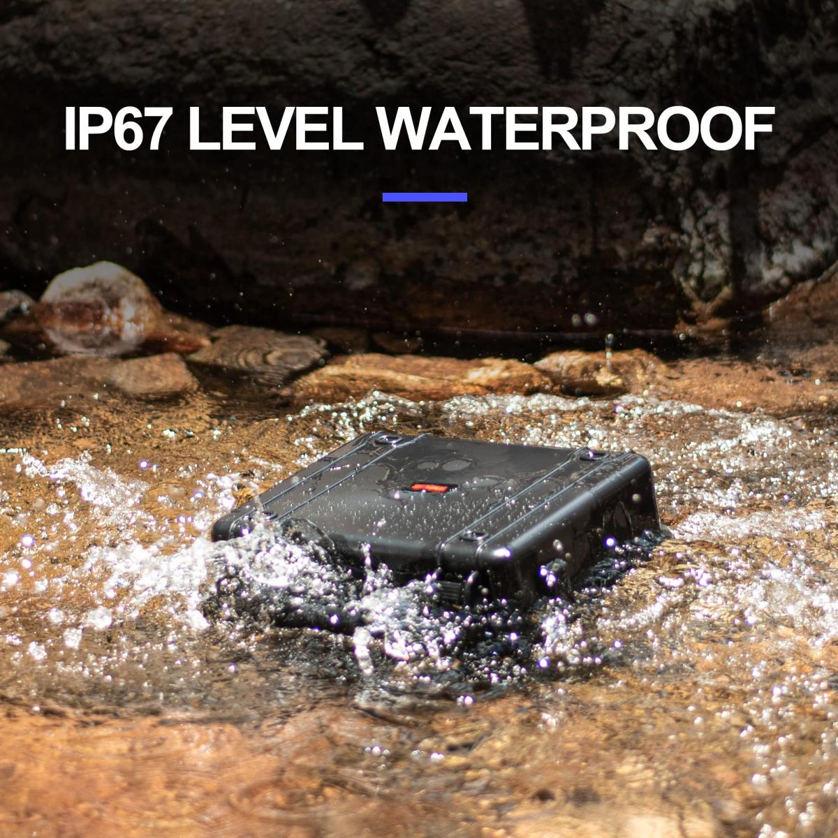 DJI Avata Dedicated ABS-matkalaukun tiivistetty vedenpitävä kotelo (yhteensopiva DJI Goggles 2:n ja DJI FPV Goggles V2:n kanssa)