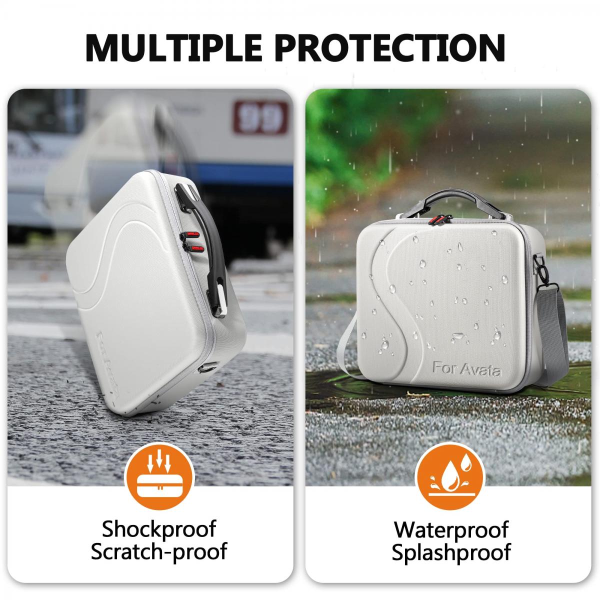 Bolsa de almacenamiento portátil DJI Avata (DJI Goggles 2) gris