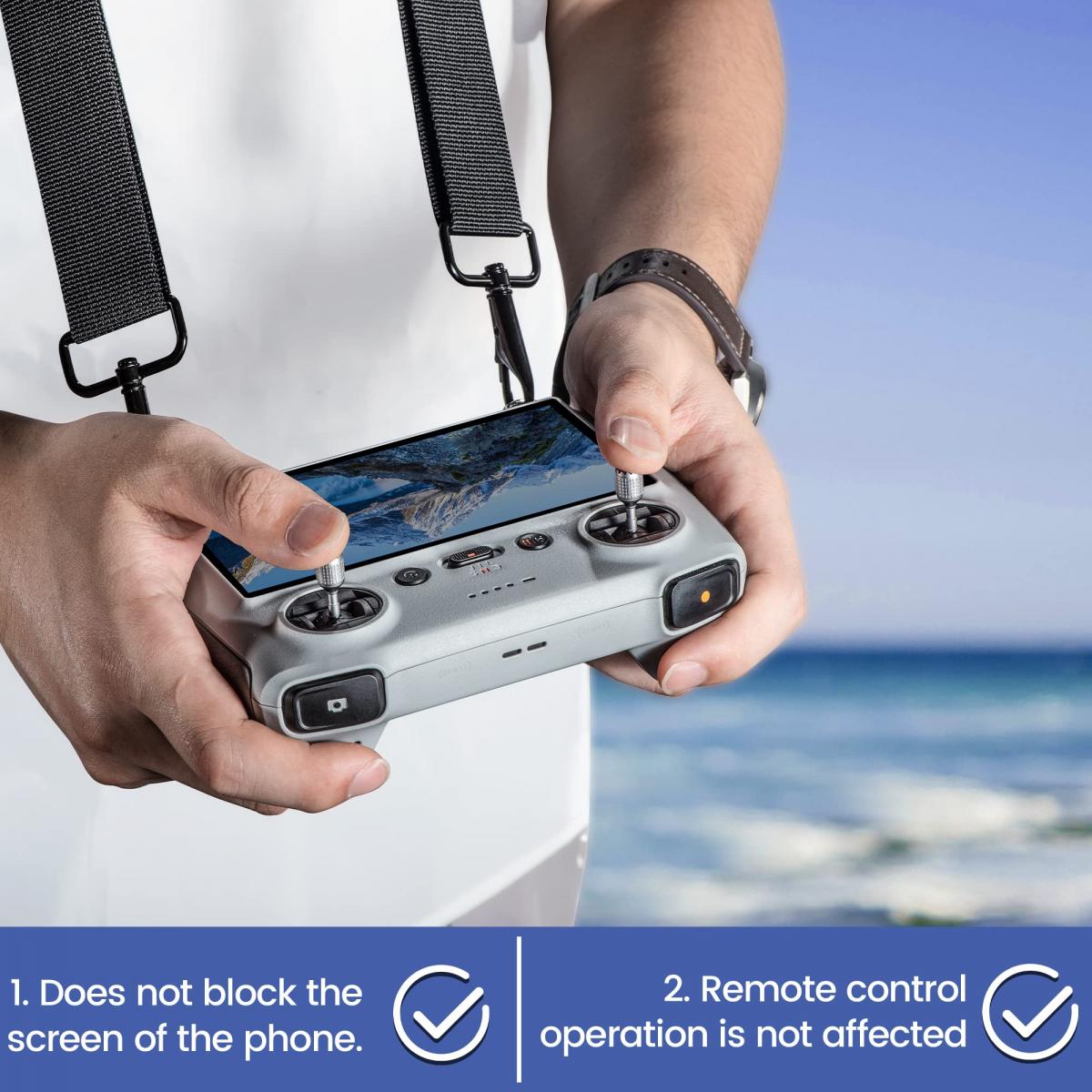 STARTRC DJI DJI Mini 3 PRO -kaukosäädin näytöllä (DJI RC) / DJI RC Pro -kaukosäädin näytön erikoishihnalla