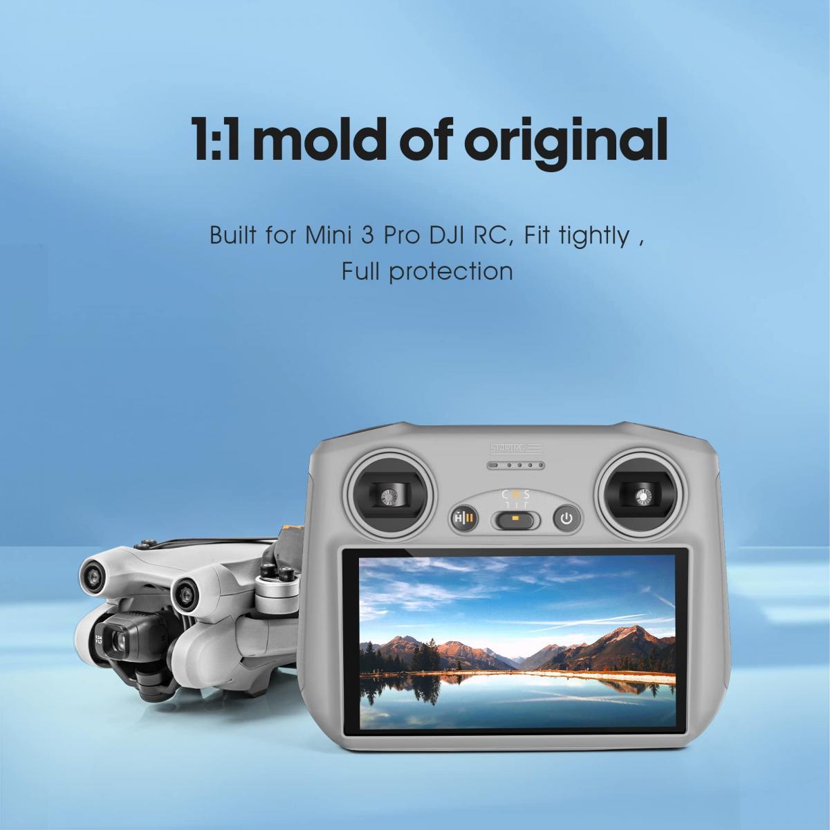 STARTRC Mini 3 Pro Fjernkontroll beskyttende silikonetui, grå
