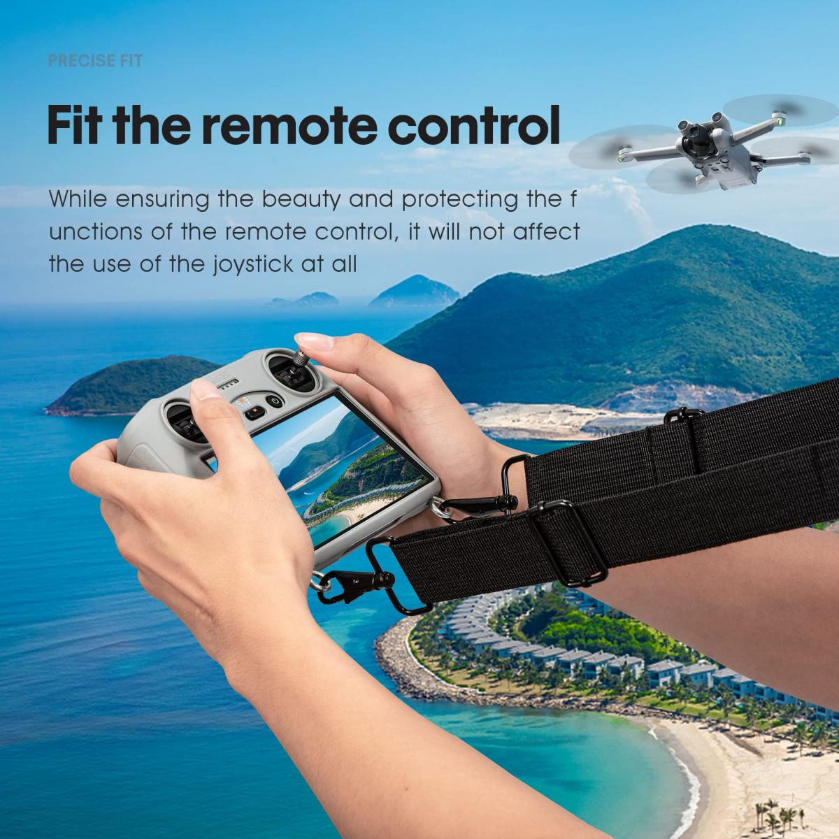 STARTRC Mini 3 Pro Fjernkontroll beskyttende silikonetui, grå