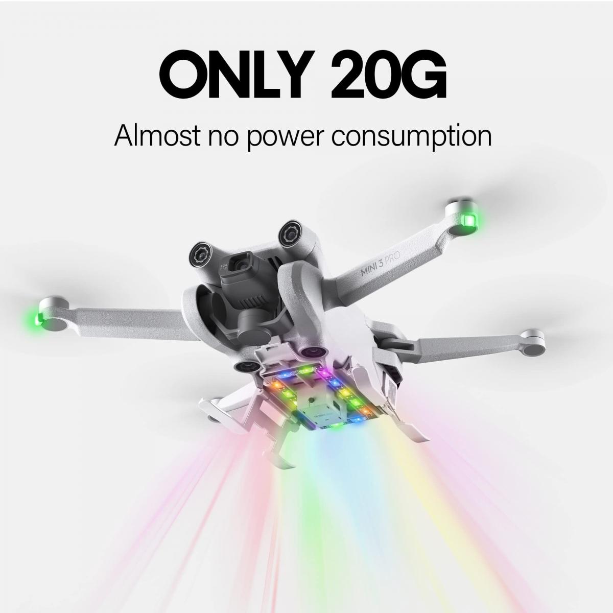 STARTRC DJI Mini 3 PRO LED-valoa emittoiva kolmijalkainen laskuteline