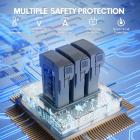 STARTRC Mini 3 Pro Akun lataus Butler DJI Mini 3 Pro Drone -tarvikkeet, kaksisuuntainen lataus Butler DJI -akku, lataus 3 akkua