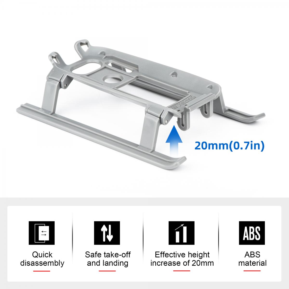 DJI Mavic Air 2 nostettu kolmijalkainen laskuteline