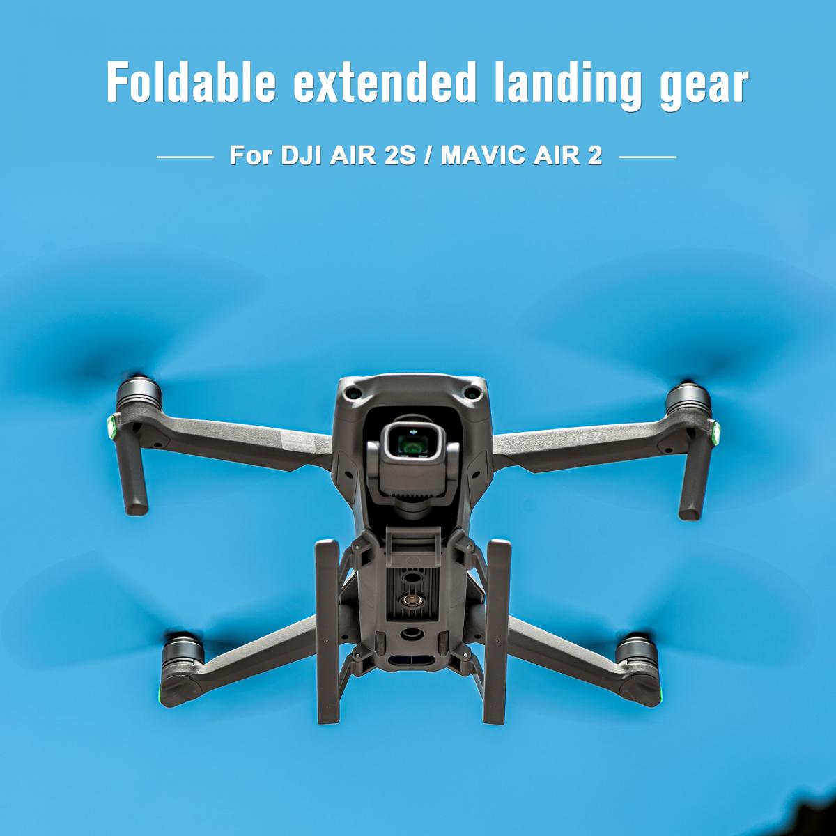 DJI Mavic Air 2 nostettu kolmijalkainen laskuteline