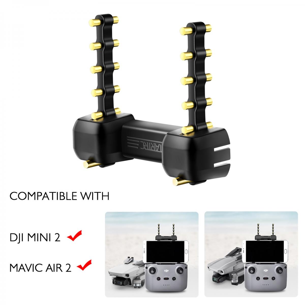Yagi UDA antennivahvistin DJI Air 2S:lle, 5,8 GHz kaukosäätimen signaalialueen laajennin DJI mini 5/Mavic Air 8/DJI Air 2S lisävarusteille