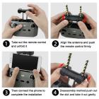 Yagi UDA antennivahvistin DJI Air 2S:lle, 5,8 GHz kaukosäätimen signaalialueen laajennin DJI mini 5/Mavic Air 8/DJI Air 2S lisävarusteille