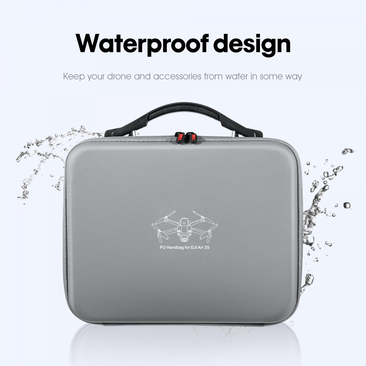 Mavic Air 2 Drone Kova Matkalaukku Matkalaukku DJI Mavic Air 2S Dronelle / DJI Mavic Air 2 Fly More Combo lisätarvikkeineen - Hard Shell Iskunkestävä matkalaukku olkahihnalla