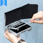 DJI Mini 3/Mini 3 Pro solhette solskjerm for DJI Mini 3/Mini 3 Pro RC-kontroller tilbehør-test