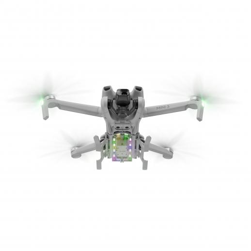 DJI Mini 3 Led Lights Landing Gear, Vikbar Flash Färgglada Rainbow Night Lights Landing Ben för DJI Mini 3 Tillbehör