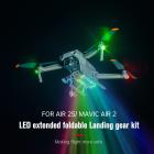 DJI Air 2S/2 LED värikäs laskulaite yhteensopiva, taitettava korkeutta parantava laajennin DJI Air 2S/2 laskulaitteen lisävarusteelle