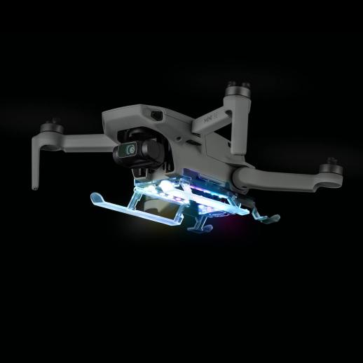 Värikäs laskulaite DJI Mini 2/Mavic Mini/Mini SE Taitettava laskulaite Flash LED valoilla DJI Mavic Mini 2, Mini SE/Mavic Mini Drone Tarvikkeet