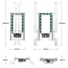 Värikäs laskulaite DJI Mini 2/Mavic Mini/Mini SE Taitettava laskulaite Flash LED valoilla DJI Mavic Mini 2, Mini SE/Mavic Mini Drone Tarvikkeet