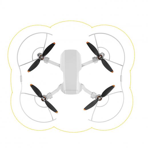 DJI Mavic Mini 2 SE Potkurisuoja DJI Drone Propellerille, Turvallisuus Tarvikkeet DJI Mini 2 SE/Mini 2 / Mini SE/Mavic Mini Potkurit Protector Drone Tarvikkeet (Päivitetty versio)