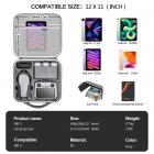 DJI Air 3 veske, bærbar reiseveske pleieveske for DJI Air 3 Fly More Combo, RC 2/RC-N2-kontroller, batteriladehub og dronetilbehør