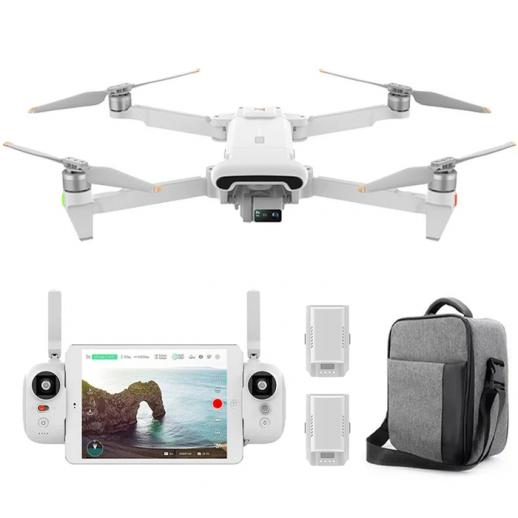 Drone de Vídeo com Câmeras Duplas, Vídeo 4K/60fps, com Câmera Grande Angular + Teleobjetiva 30X, Modo Super Noturno AI de 3 Eixos, Transmissão de 20KM, Baterias Duplas