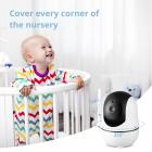 720P 5 "HD Monitor de áudio e vídeo para bebês com visão noturna e bateria de 4000 mAh