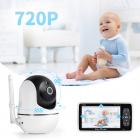 5" 720P HD 4000mAh Batteria Audio Bidirezionale e Videocamera Remota PTZ Baby Monitor con Visione Notturna