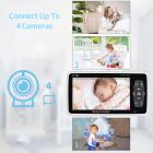 5" 720P HD 4000mAh Batteria Audio Bidirezionale e Videocamera Remota PTZ Baby Monitor con Visione Notturna