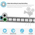 Video Baby Monitor 720P 4.5” HD-SKärm 4X Zoom med Mörkerseende Och 12 Timmars Batterier, Pet-Säkerhetskamera 1000ft Räckvidd EU-Kontakt