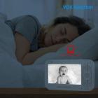  5" 720P Baby Monitor con Visione Notturna, telecamera remota PTZ e audio bidirezionale(versione Panda).