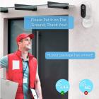 2-Cam Kit Langaton 2K-turvakamerajärjestelmä, jossa 180 päivän akunkesto, tekoälyn ihmistunnistus, selkeä yönäkö, IP66-säänkestävä (EU-pistoke)