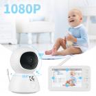 Monitor de bebê com tela colorida 1080P HD de 5" polegadas