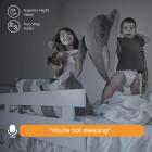 Monitor de bebê 1080P HD com detecção de som e movimento, câmera de segurança interna com rastreamento de movimento, monitoramento de temperatura e canção de ninar para bebê/animal de estimação/idoso (TUYA APP)