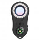 Hidden Camera Detector, Counter Spy Detector, Infrarood Scanning Detector met Kompas en 8 LED's, Hotel of Home Camcorder Detector Zwart