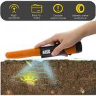 Käsikäyttöinen metallinpaljastin LCD-näytöllä, korkea herkkyys, 360 ° skannaus, sopii kaikkien metallien ja kultakolikoiden etsintään