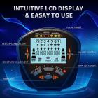 Aikuisten metallinpaljastin, korkea herkkyys, 10 tuuman vedenpitävä tunnistuslevy, LCD-näyttö, kevyt, säädettävä