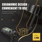 Käsikäyttöinen metallinpaljastin, ammattimainen erittäin tarkka, 360 ° skannaus, LCD-näyttö, säädettävä venttiilivarsi