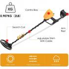 Metalldetektor för barn och vuxna, hög precision, två detektionslägen, 7,8 tums vattentät detektionsdisk, arkeologisk detektor