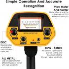 Metalldetektor för barn och vuxna, hög precision, två detektionslägen, 7,8 tums vattentät detektionsdisk, arkeologisk detektor