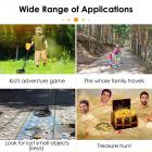 Metalldetektor för barn och vuxna, hög precision, två detektionslägen, 7,8 tums vattentät detektionsdisk, arkeologisk detektor