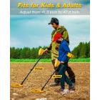 Metallinpaljastin, IP68 vedenpitävä, 10 tuuman tunnistuslevy, suurempi tarkkuus ja Stong-tila