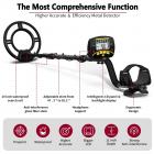 Aikuisten metallinpaljastin, LCD-näyttö, 5 tunnistustilaa, 10 tuuman vedenpitävä tunnistuspaneeli