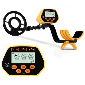 Ammattimainen metallinpaljastin aikuisille ja lapsille, erittäin tarkka säädettävä, kultanpaljastin, metalli- ja tunnistustila, 8,5 tuuman kevyt tunnistuslevy