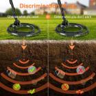 Metallinpaljastin, jossa LCD-näyttö, säädettävä valo, tarkka paikannustoiminto ja DISC-tila, 10 tuuman vedenpitävä tunnistuspaneeli