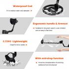 Aikuisten metallinpaljastin, kultanpaljastin, jossa on 8,5 "vedenpitävä tunnistuslevy, kaikki metallitila, P / P ja Disc-tila