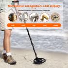 Aikuisten metallinpaljastin, kultanpaljastin, jossa on 8,5 "vedenpitävä tunnistuslevy, kaikki metallitila, P / P ja Disc-tila