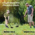 Aikuisten metallinpaljastin, kultanpaljastin, jossa on 8,5 "vedenpitävä tunnistuslevy, kaikki metallitila, P / P ja Disc-tila