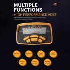 Professionell metalldetektor, högpresterande underjordisk metalldetektor, fem detektionslägen, med LCD-skärm, vattentät