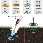 Rilevatore di metalli portatile PI iking 740, rivelatore impermeabile di induzione di impulso