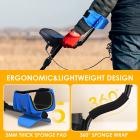 Vuxen professionell metalldetektor, professionell skattjakt gulddetektor, IP68 vattentät 10 tums detektionsplatta, hög precision