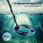 Aikuisten ja lasten metallinpaljastin, suurempi tarkkuus, vedenpitävä, 10 "tuuman