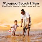 Metallinpaljastin, ammattimainen metallinpaljastin LED-salamavalolla, säädettävä ja vedenpitävä